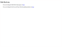 Tablet Screenshot of dalereed.org